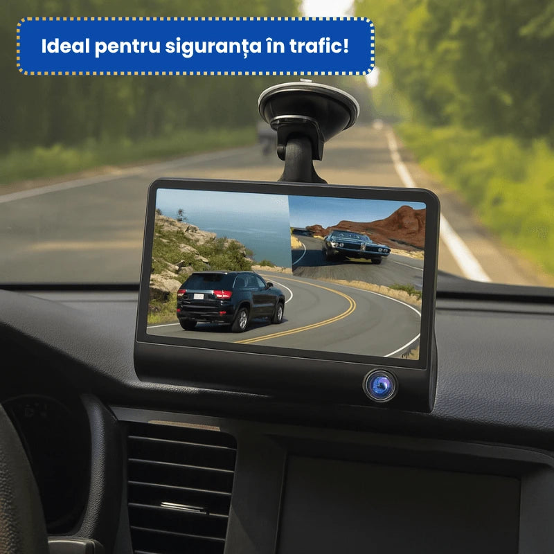 Cameră de Bord cu Filmare Interior-Exterior, Rezoluție Full HD + Cadou surpriză 🎁