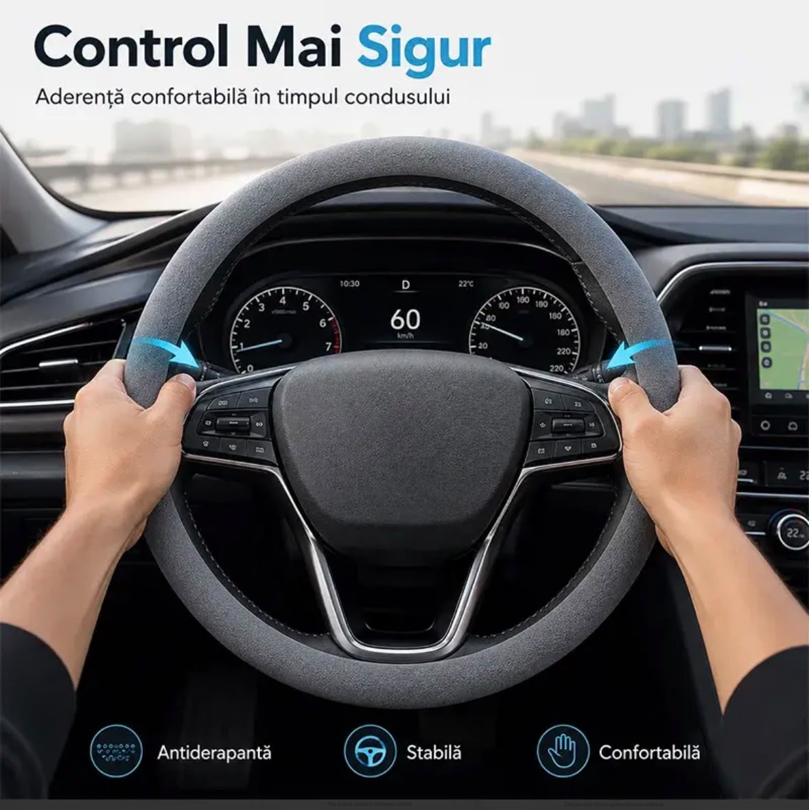 Husă Universală Volan – Silicon Ecologic Premium